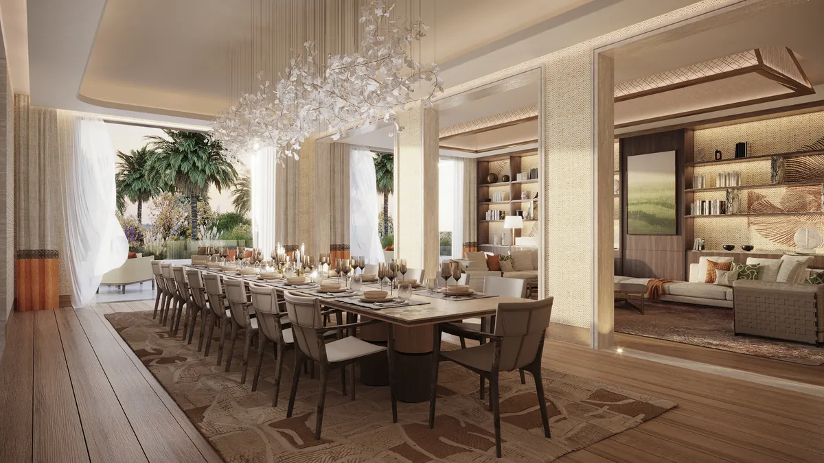 Majlis and dining hall, Sea Palace Wellness & Spa, Abu Dhabi